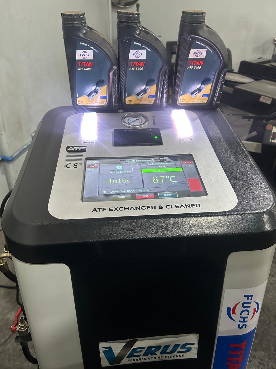 Máquina de troca de fluido do câmbio